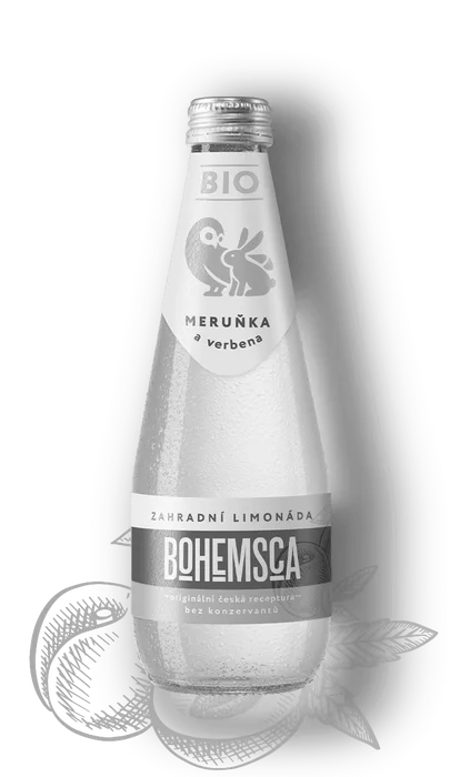 Bohemsca Limonáda meruňka a verbena 330ml BIO